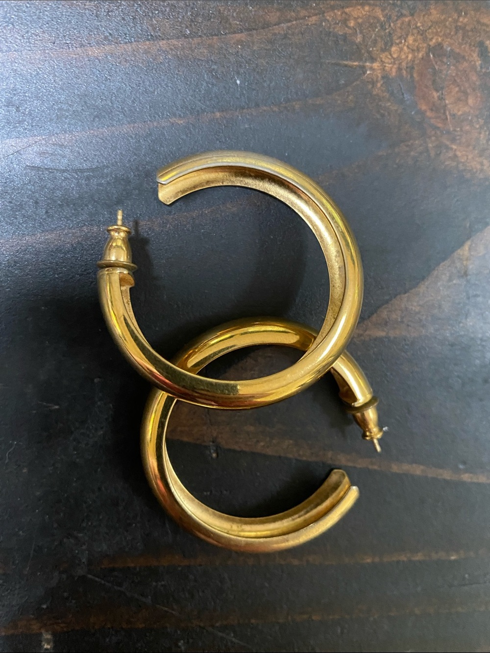 FREE GIFT w Purchase - Gold Hoop Earrings - Classic Women's Hoops - see callout